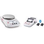 上皿天びん(パイオニアPRシリーズ)+プリンタ(Bluetoothモデル)セット オーハウス