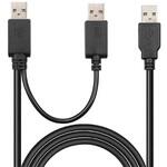 GeChic USB-A (デュアル)-USB-A 電源&タッチ出力ケーブル (2.5m) USB/A-TO-USB/A-CABLE/2.5M Gechic(ゲシック)
