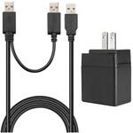 GeChic 5V-2A AC電源アダプター+USB-A(dual)ケーブル1.5m セット On-Lap T112C、T152C用オプションアクセサリー Gechic(ゲシック)
