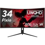 PXC348CN-O PXC348C NEO ゲーミングモニター 34インチ 180Hz UWQHD Fast VAパネル 1ms(GTG) 湾曲 Pixio