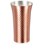 純銅槌目タンブラー パール金属
