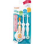 テテオはじめて歯みがき乳歯ブラシセット コンビ