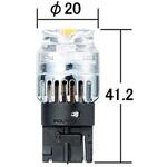 P2860W LEDバックランプ 6500K (250Lm) T20シングル POLARG