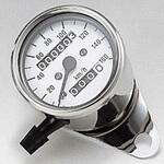 メーター スピード160km/h トリップツキ ホワイトパネル KIJIMA(キジマ)