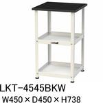実験用/軽量作業用/固定式_天板付きラボワゴン_高耐薬品ケミテクト天板_ワークテーブルLABシリーズ 山金工業