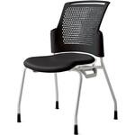 チェア チェダーC ビニルレザー張り 4本脚 背ヌード 肘なし プラス[家具]