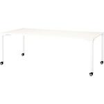 会議テーブル ロンナ 4本脚キャスタータイプ 長方形(組立サービス付き) プラス[家具]