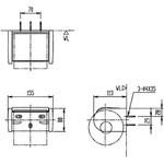ワンタッチ式紙巻器 INAX(LIXIL)