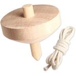 木製ゴマ 小 無着色 Φ60 アーテック[学校教材・教育玩具]