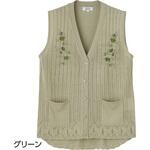 821684 ニットワンタッチテープV首ベスト 愛情介護