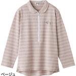 820621ロングファスナーポロシャツ 愛情介護