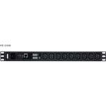 ラック用電源タップ(1U/200V/20A/IECタイプ 9ポート/計測機能対応) ATEN