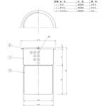 樹脂製小型ゴミ収納器付防臭排水トラップTO-197F-L用中カゴ SUGICO(スギコ)