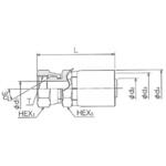 SR05(2W)口金具 SUS 清水製作所(継手)