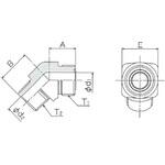 SR36ORFSURアダプター 清水製作所[継手]