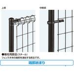 イーネットフェンス 2M型 間仕切端柱部品 T60 YKK AP