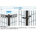 イーネットフェンス 2M型 間仕切角柱部品 T180 YKK AP