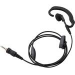 WED-EPM-YSE IC-4300/DJ-P221/FTH-314用 1ピン防水ねじ込み式 イヤホンマイク 耳掛けタイプ  WED-EPM-YSE  特定小電力トランシーバー インカム イヤホン マイク ウェッジ