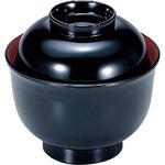 W-4-57 美里吸椀(黒内朱) 若泉漆器