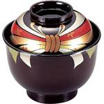 W-4-59 美里吸椀(溜新のし) 若泉漆器