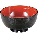 ニュー千筋ケヤキ椀(通気穴付) 若泉漆器