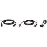 1.8M USB DisplayPort KVMケーブルキット ATEN