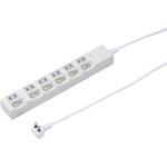 雷ガード付6個口節電タップ ヤザワコーポレーション
