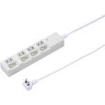 雷ガード付4個口節電タップ ヤザワコーポレーション