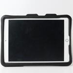 iPad 10.2(第9・8・7世代)対応 360°回転スタンド耐衝撃EVAケース ブラック エムディーエス