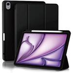 iPad Air 13 2024専用 耐衝撃フラップケース ブラック エムディーエス