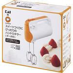 スイーツづくりにぴったりのハンドミキサー 貝印