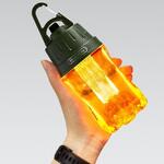 充電式LEDランタン 電球色 防水 明るさ調節 耐衝撃設計 フック付 GOODGOODS(グッド・グッズ)