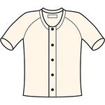 ひば前開き5分袖(ラグラン袖)紳士用 神戸生絲