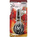 D-3575 アンテノア ステンレス製計量スプーン(オーバル型) パール金属