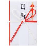 モク-001 紅白7本花結目録短冊付 1枚 今村紙工