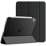 iPad Air 11 2024専用 背面クリアフラップケース ブラック エムディーエス