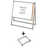 VASKAC-B2YK-KSET バリウススタンド看板 B2横片面 アームキャスターセット 常磐精工