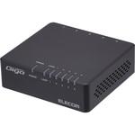 スイッチングハブ 1000BASE-T対応 5ポート プラスチック筐体 ACアダプター電源 小型 マグネット エレコム