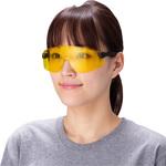 安全保護メガネ オールクリアイエロー 一眼型 モノタロウ