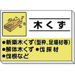 建設副産物分別掲示板 ユニット ゴミ分別/廃棄物標識 【通販モノタロウ】