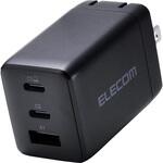 充電器 USB Type-C 高速充電 PD 67W / PPS対応 3ポート ( USB-C ×2 / USB-A ×1 ) GaN II採用 エレコム