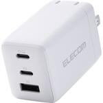 充電器 USB Type-C 高速充電 PD 67W / PPS対応 3ポート ( USB-C ×2 / USB-A ×1 ) GaN II採用 エレコム