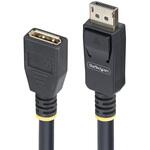 DisplayPort 1.4延長ケーブル/3m/8K60Hz 4K144Hz/32.4Gbps HBR2/抜け防止/オス-メス/32chオーディオ/ブラック/モニターケーブル StarTech.com