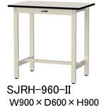 中量作業台/耐荷重500kg_固定式H900_塩ビシート天板_ワークテーブル500シリーズ 山金工業