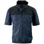 Nクールウェア 半袖(上部ファン)+空調服(R) スターターキット 小型バッテリー薄型ファン NSP