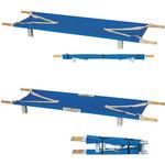 カラー米式担架(四ツ折) 弥生堂製作所