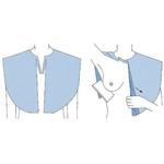 マンモグラフィー用検査衣 (ディスポ) アズワン