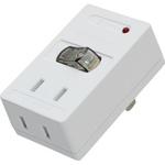 雷ガード付 LEDスイッチタップ オーム電機