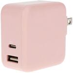 MOT-ACPD65WU1-PK Power Delivery65W対応 USB-C×1ポート、USB-A×1ポート 合計最大63W AC充電器 MOTTERU
