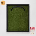 前開き式 人工芝ユニフォームケース Mサイズ 1．5mm通常アクリル グリーンクロス